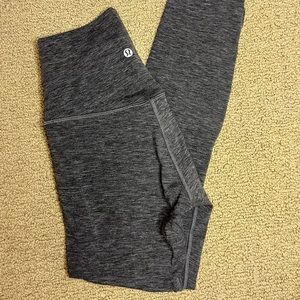 Lululemon align pant, size 4, color heathered back.